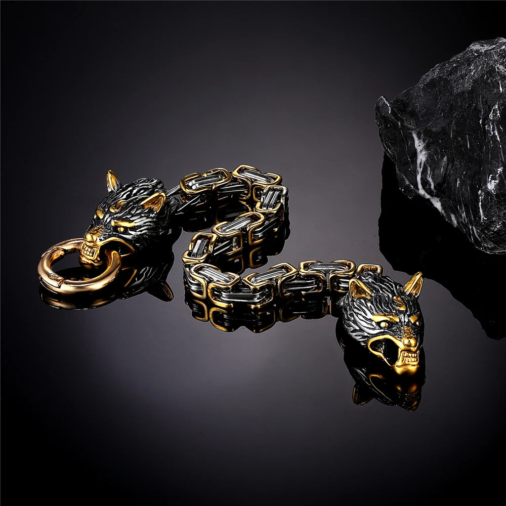 Gold Fenrir bracelet