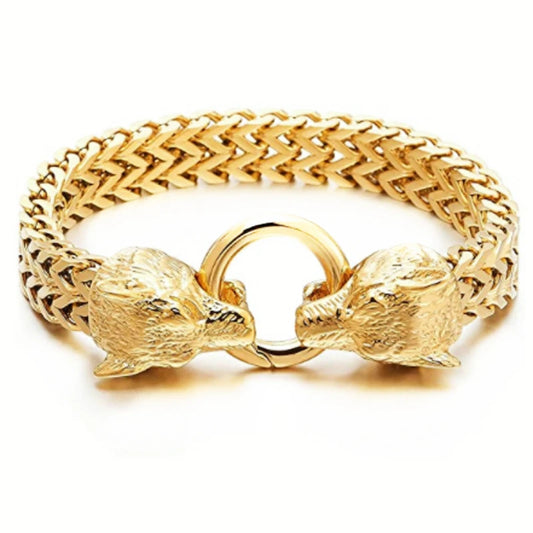 Gold Fenrir bracelet