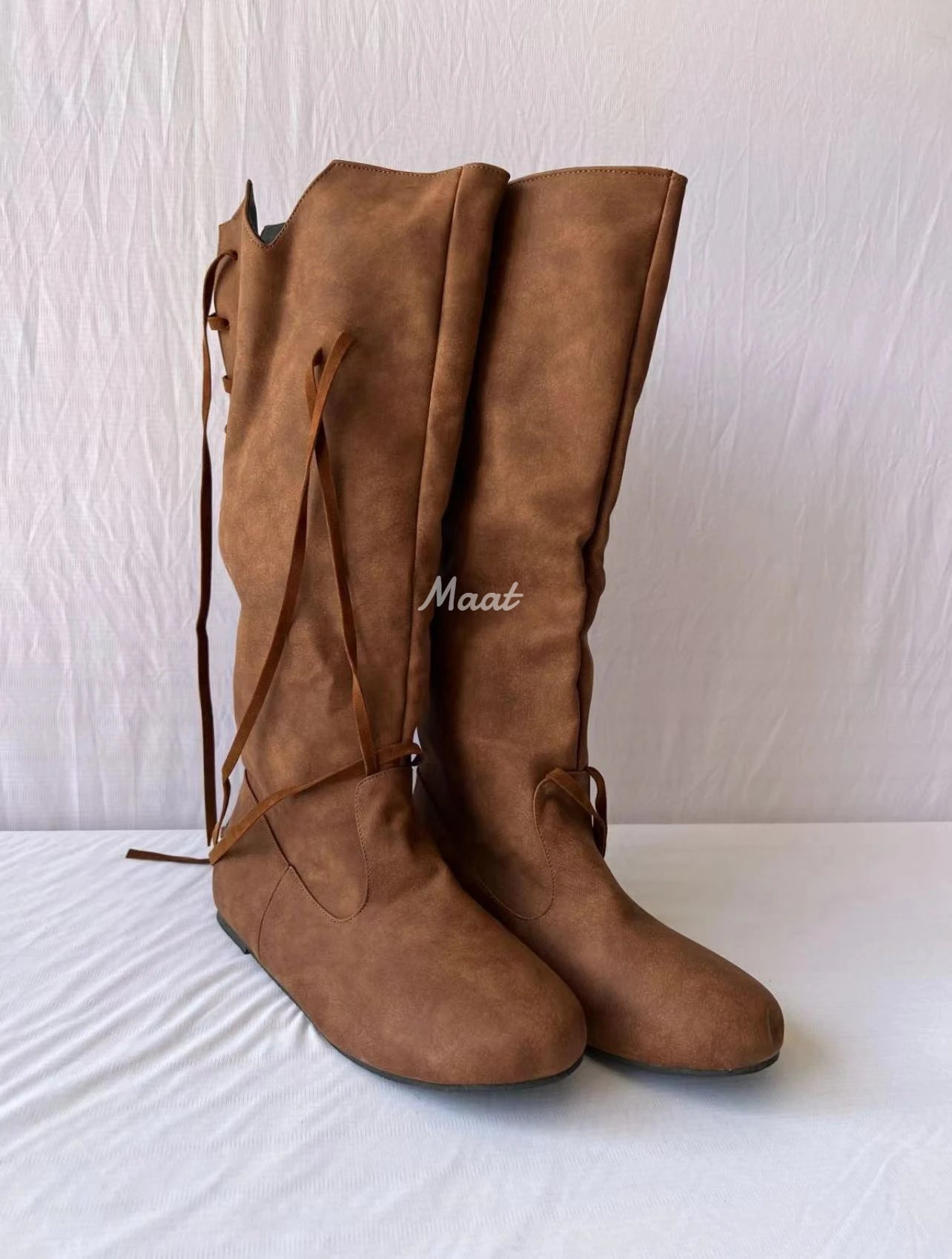 Medieval Viking Costume Retro Men Knight Boots Larp Shoes PU Leather Warrior Cosplay Fancy Carnival Party Anime Shoes Nordic