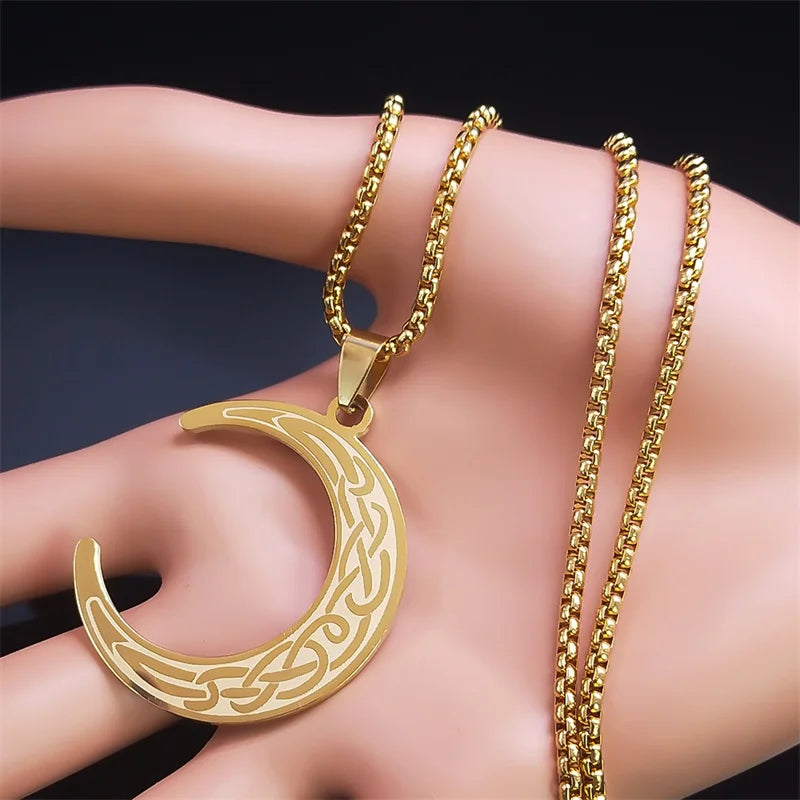 Viking Moon Necklace