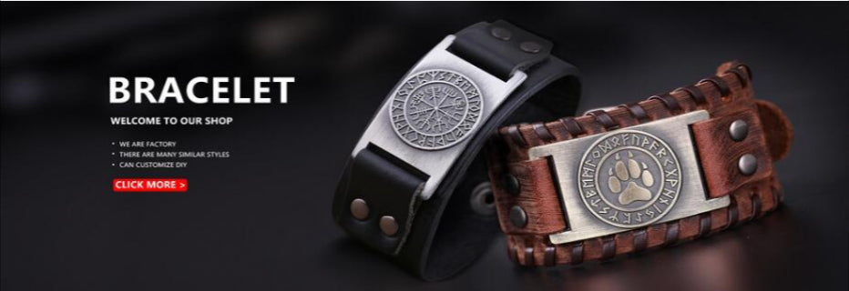 Skyrim Viking Vegvisir Compass Genuine Leather Bracelet for Man Nordic Runes Odin Scandinavian Bangle Amulet Jewelry Gift
