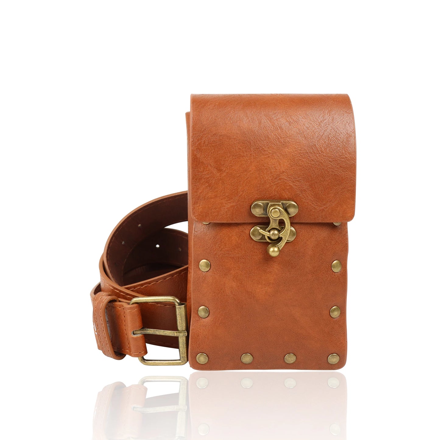 4pcs Medieval Knight Style Renaissance Retro Belt Bag For Men Viking Waist Bag Cosplay Decoration For Halloween And Pirate LARP