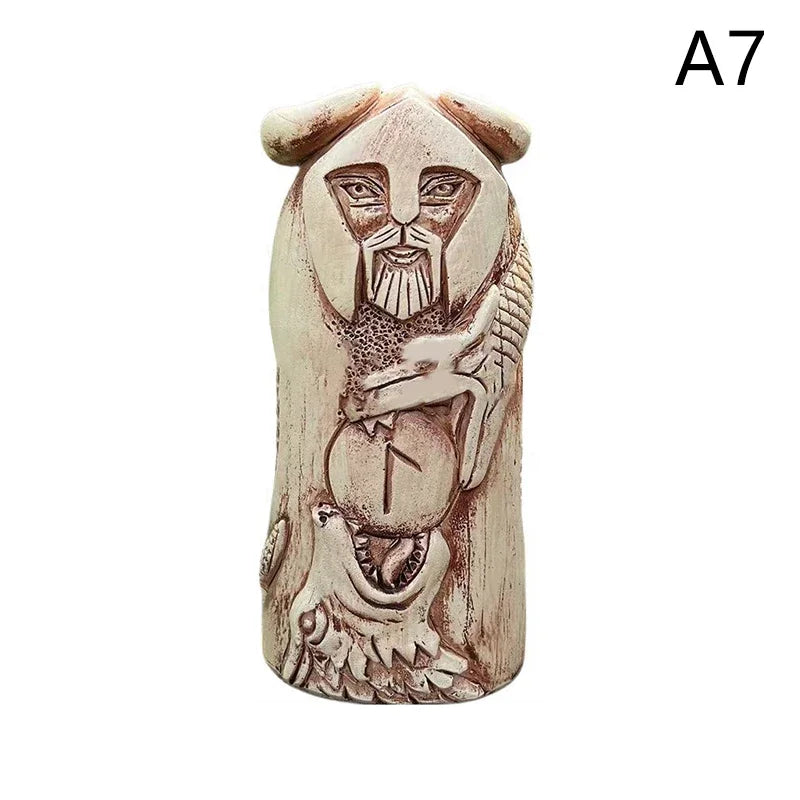 Freya Viking Goddess Statue Resin Sculpture Religious Angel Figurine Floor Mounted Nordic Altar Sculpture For Home Decor