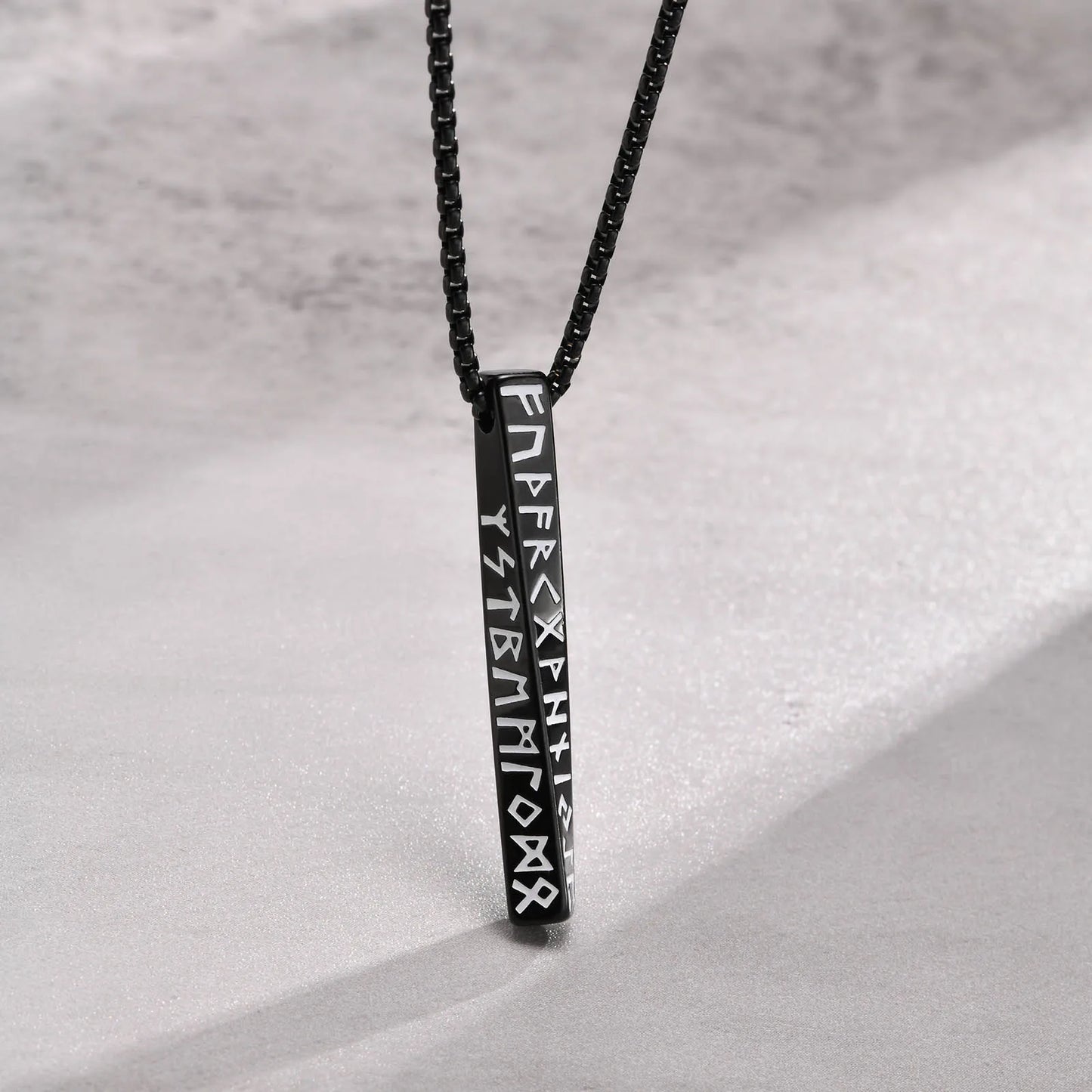 Viking Valknut Pendant Necklace for Men Stainless Steel Stylish Mobius Geometric Neckchain Norse Odin Collar Jewelry for Male