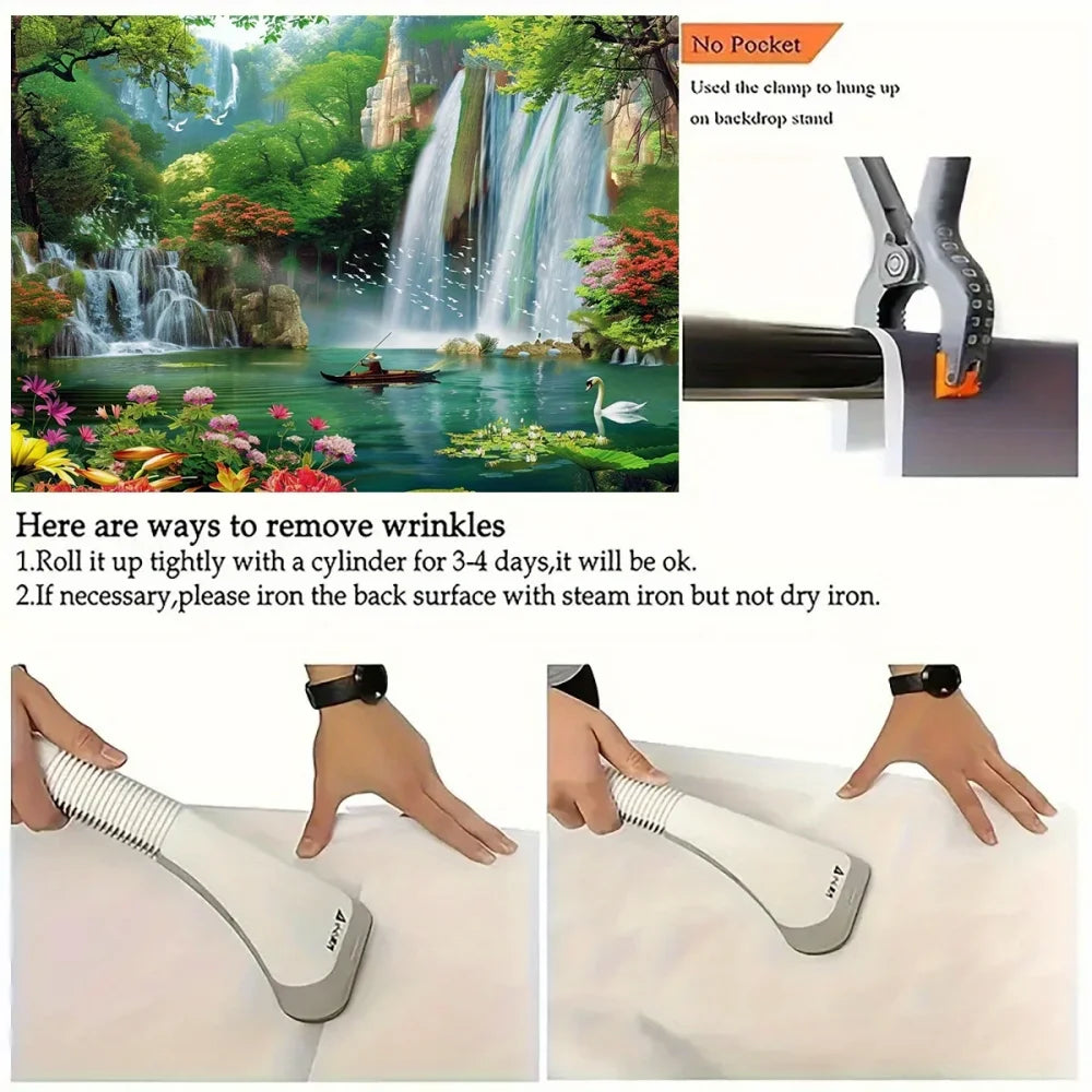 VIKAMA Scandinavian Rune Energy Field Tapestry Celtic Living Room B&B Cafe Decoration Viking Mythology Art Backdrop