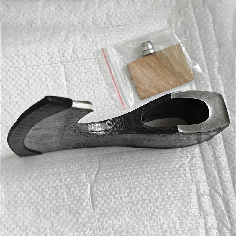 Outdoor Forging Viking Axe Head Camping Survival Axe Accessories Multifunctional Cut Firewood Chopping Bone Axes Without Handle