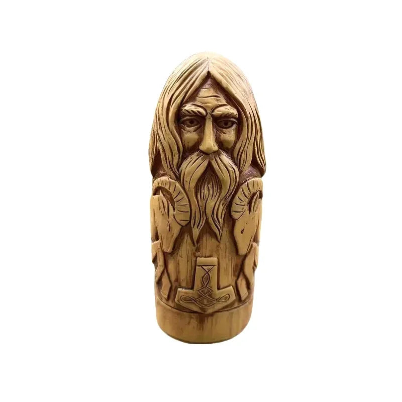 Freya Viking Goddess Statue Resin Sculpture Religious Angel Figurine Floor Mounted Nordic Altar Sculpture For Home Decor