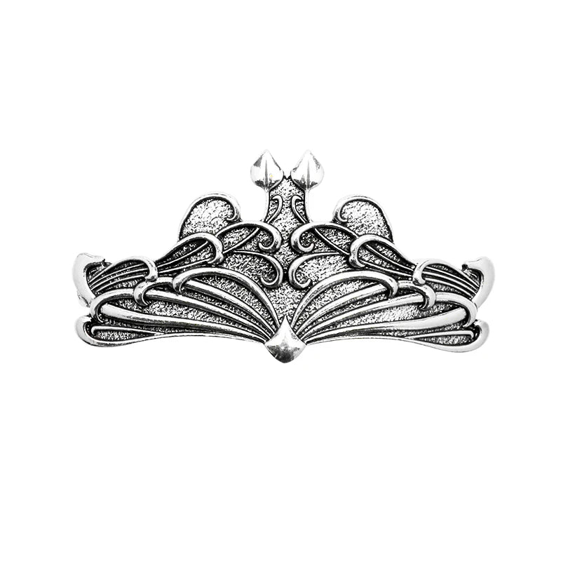 Viking Hairpin Nordic Celtics Knots Crown Vintage Metal Hair Barrettes Dragons Slide Hair Clip Women Hair Jewelry Accessorie
