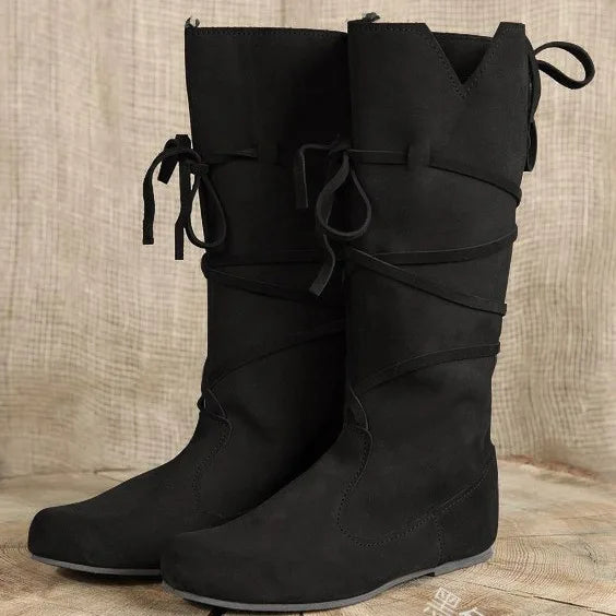 Medieval Viking Vintage Men's And Women's Knight Boots Cosplay Shoes Pu Leather Warrior Role Play Carnival Party Anime Shoes New