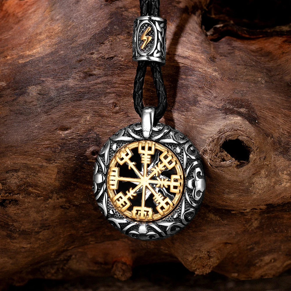 Nordic compass necklace