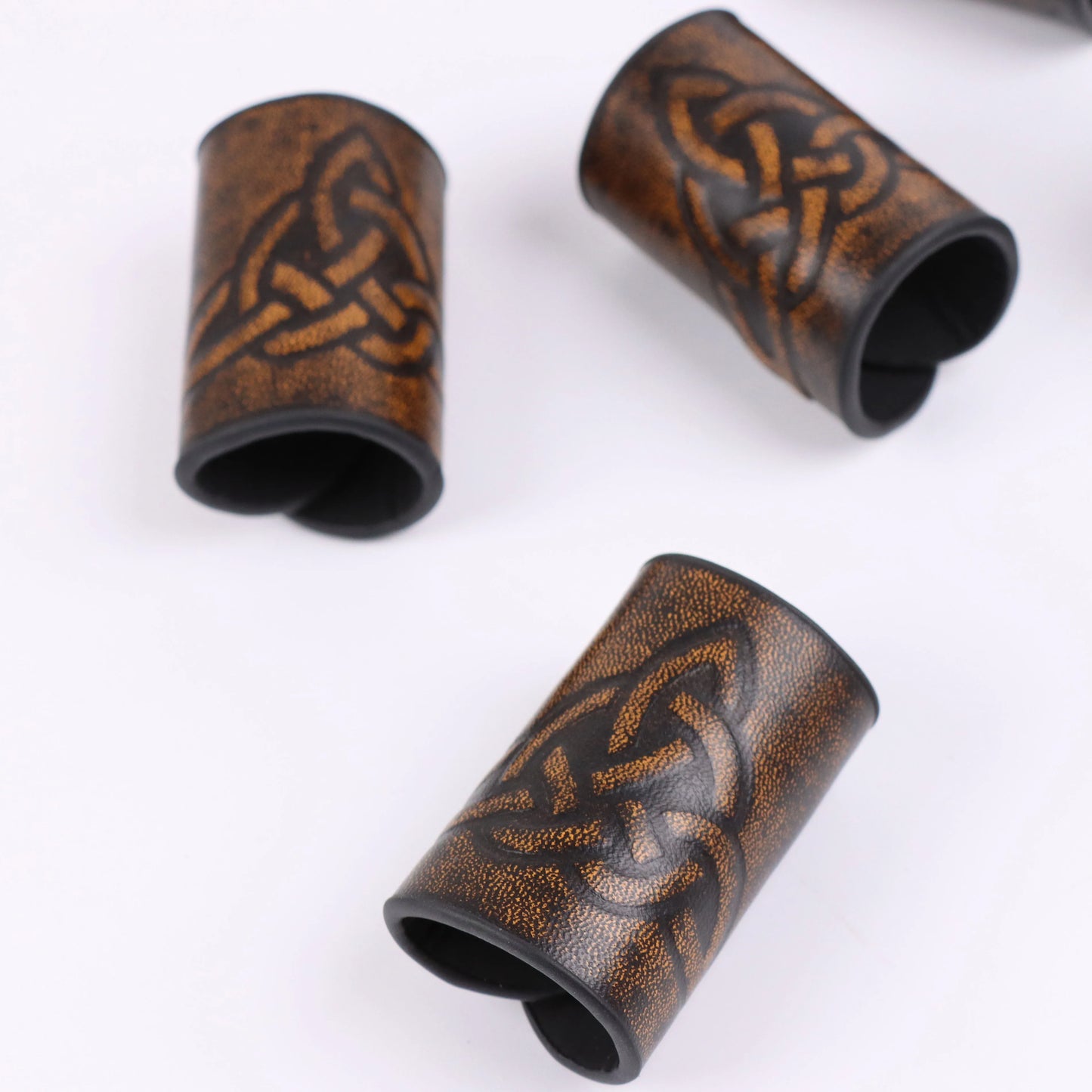 Viking Hair Cuffs Set: Cuffs, Coils and Rings, Braids