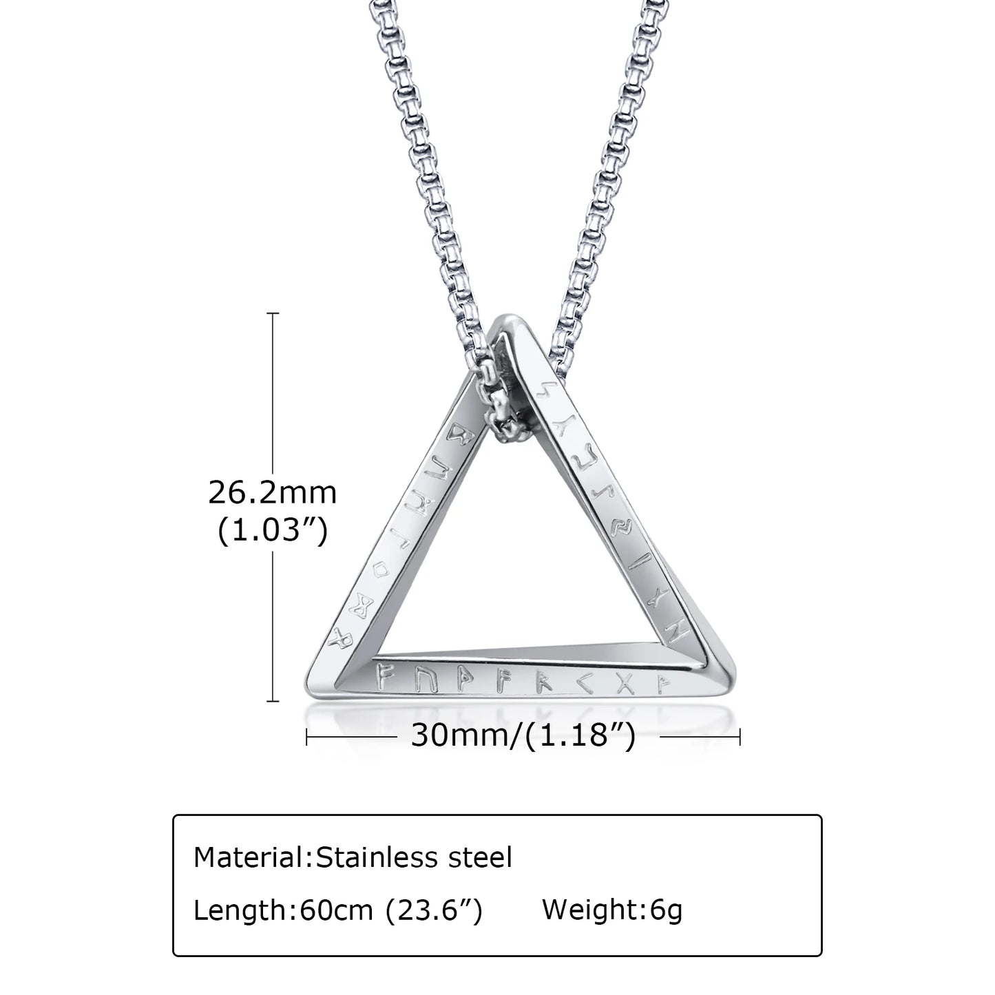 Vnox Norse Viking Pendant round
