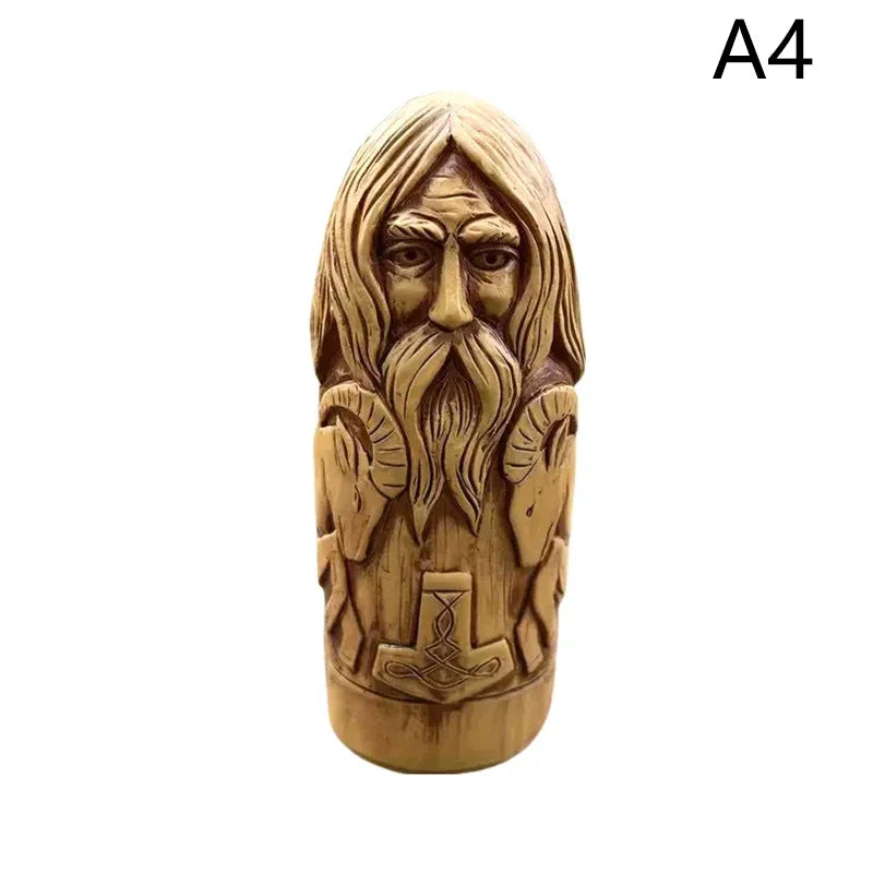 Freya Viking Goddess Statue Resin Sculpture Religious Angel Figurine Floor Mounted Nordic Altar Sculpture For Home Decor