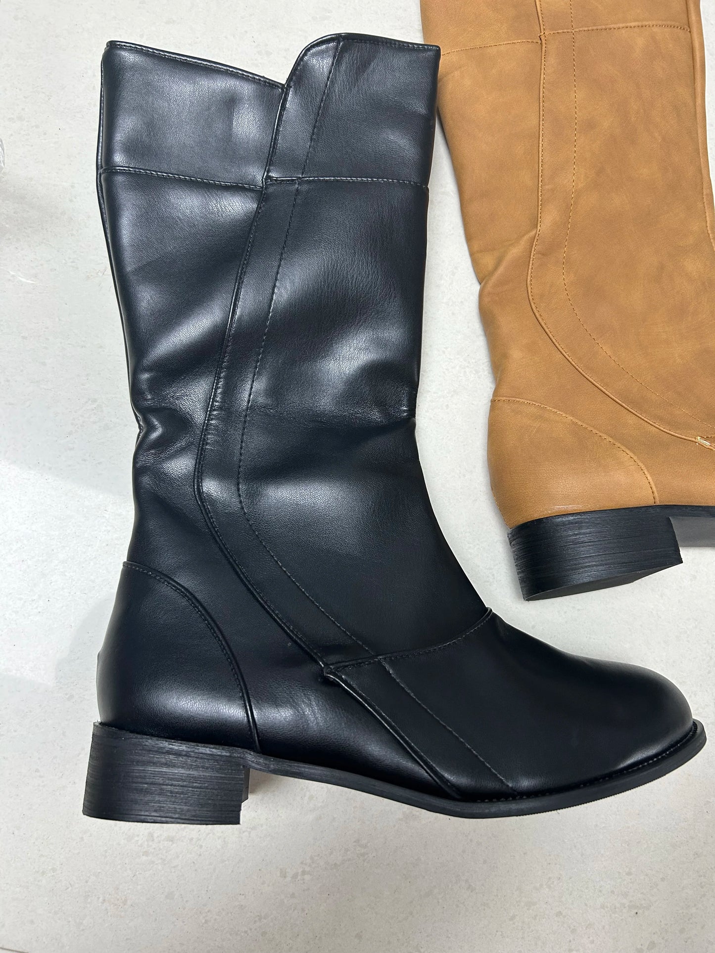 Medieval Viking New Men's Round Head High Boot 2023 Vintage PU Material Warm Long Sleeve Men's Boot