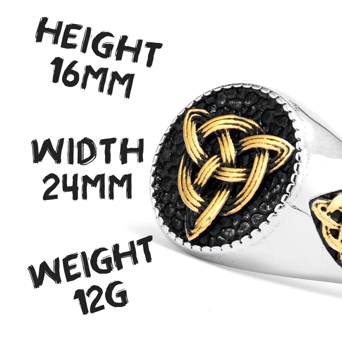 Viking Celtic Knot Stainless Steel Men Rings Punk New In For Male Women Fashion Jewelry Creativity Gift Wholesale Dropshiping