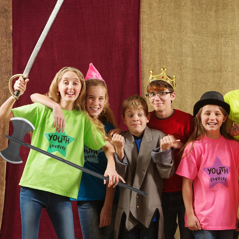 Halloween Costume Viking Kids Performing Plaything Halloween Performance Prop Costume Plastic Simulation Axe