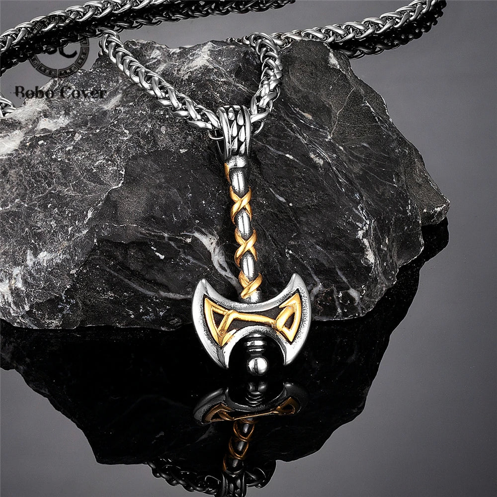 Nordic ax necklace