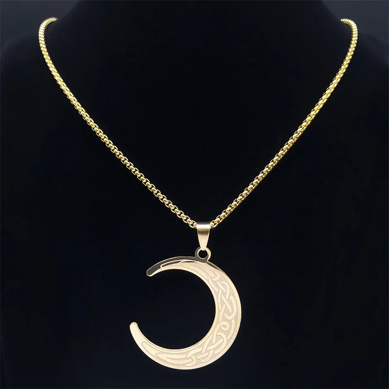 Viking Moon Necklace