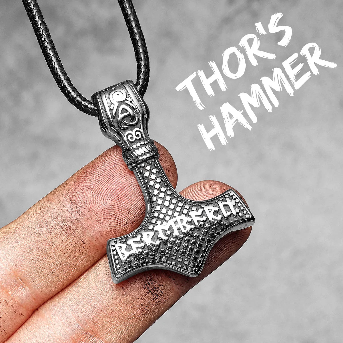 Viking Variety Weapons Men Pendant Necklace Stainless Steel Nordic Myth Chain Retro Rock Punk Rap for Friend Male Jewelry Gift