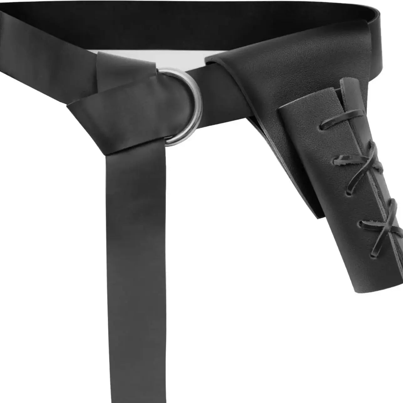 1Pc/2Pcs Halloween Medieval Knight Belt & Viking Sword Leather Case, Dagger Frog Leather Sword Belt Sword Holder, Renaissance Belt