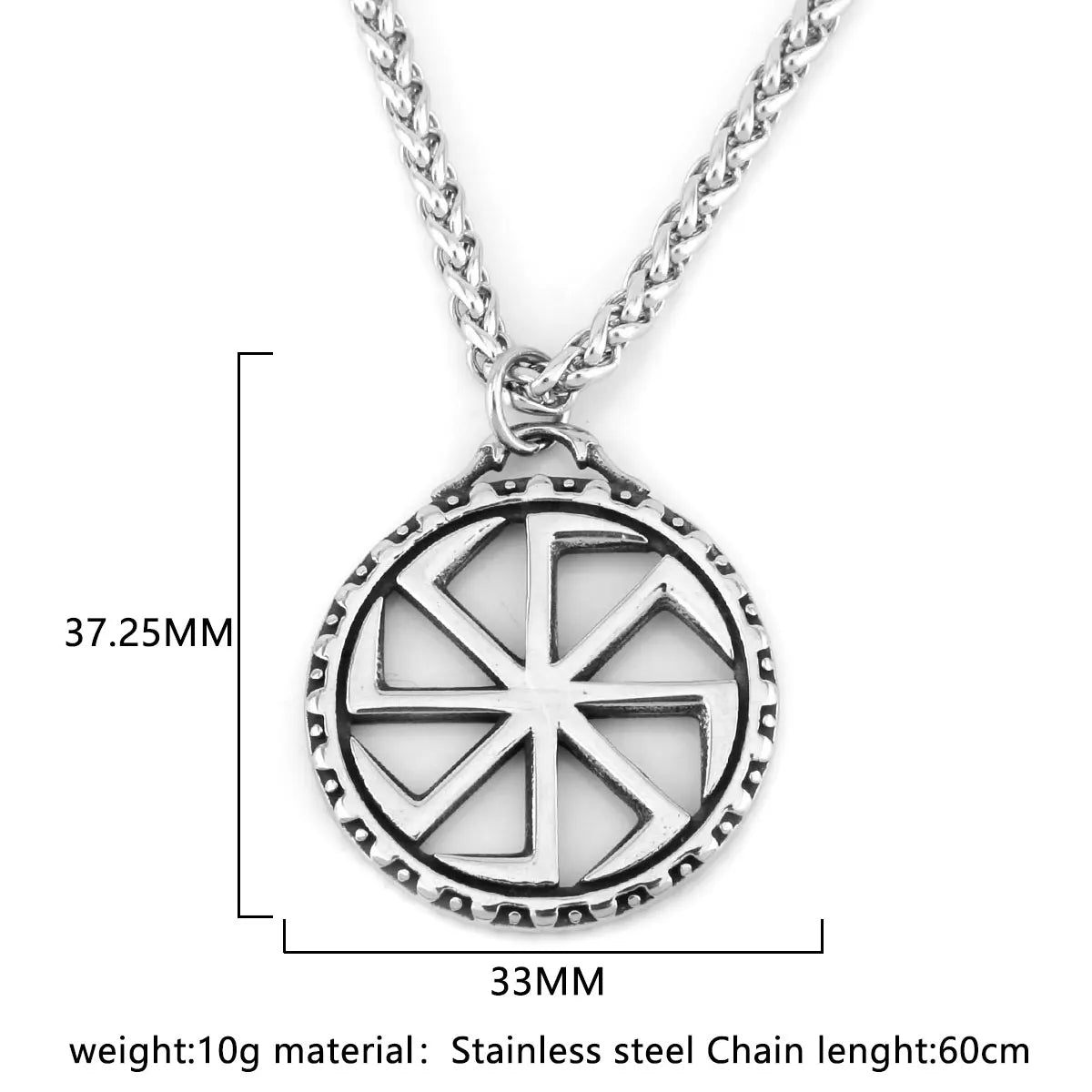 Viking Slavic kolovrat Symbol Necklace Men Women Personalized Versatile Styles Fashion Pendant Jewelry Nordic Amulet Gift