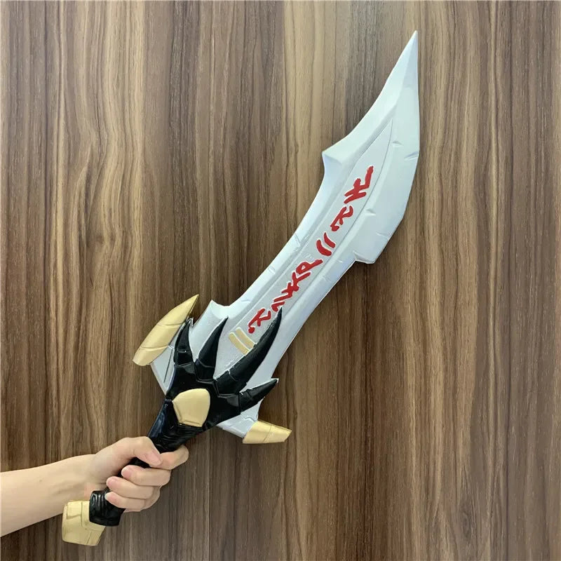 God of War 4 Axe Kratos Robber 1:1 Leviathan AXE Valin Viking Weapon Prop Role Play Gift Safety PU Big AXE Toy Halloween Cosplay