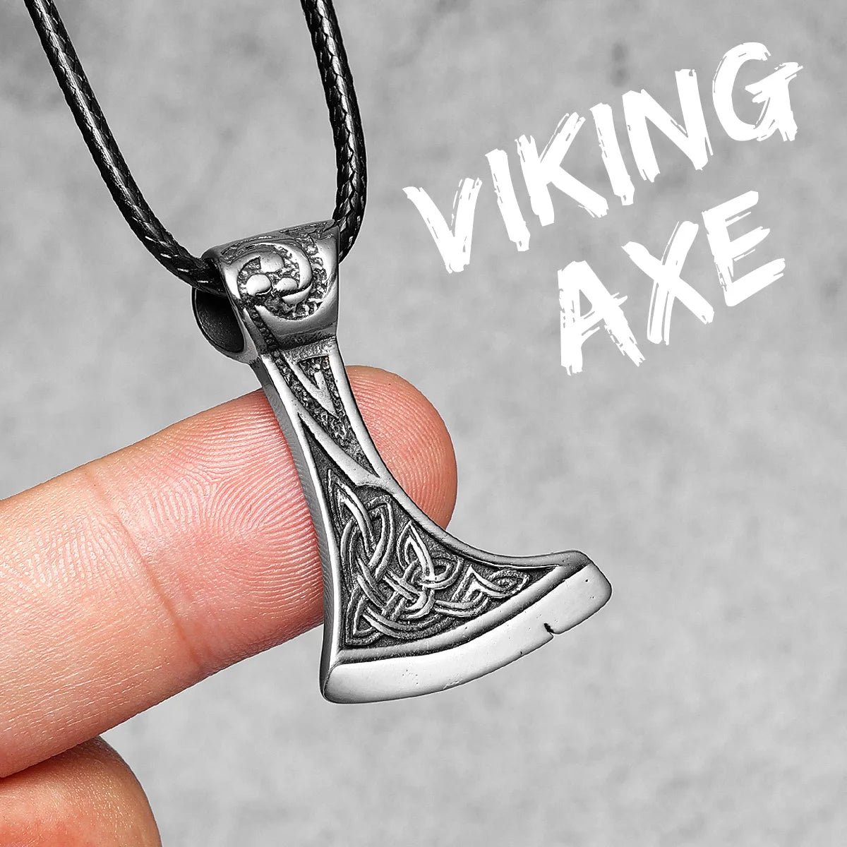 Viking Variety Weapons Men Pendant Necklace Stainless Steel Nordic Myth Chain Retro Rock Punk Rap for Friend Male Jewelry Gift