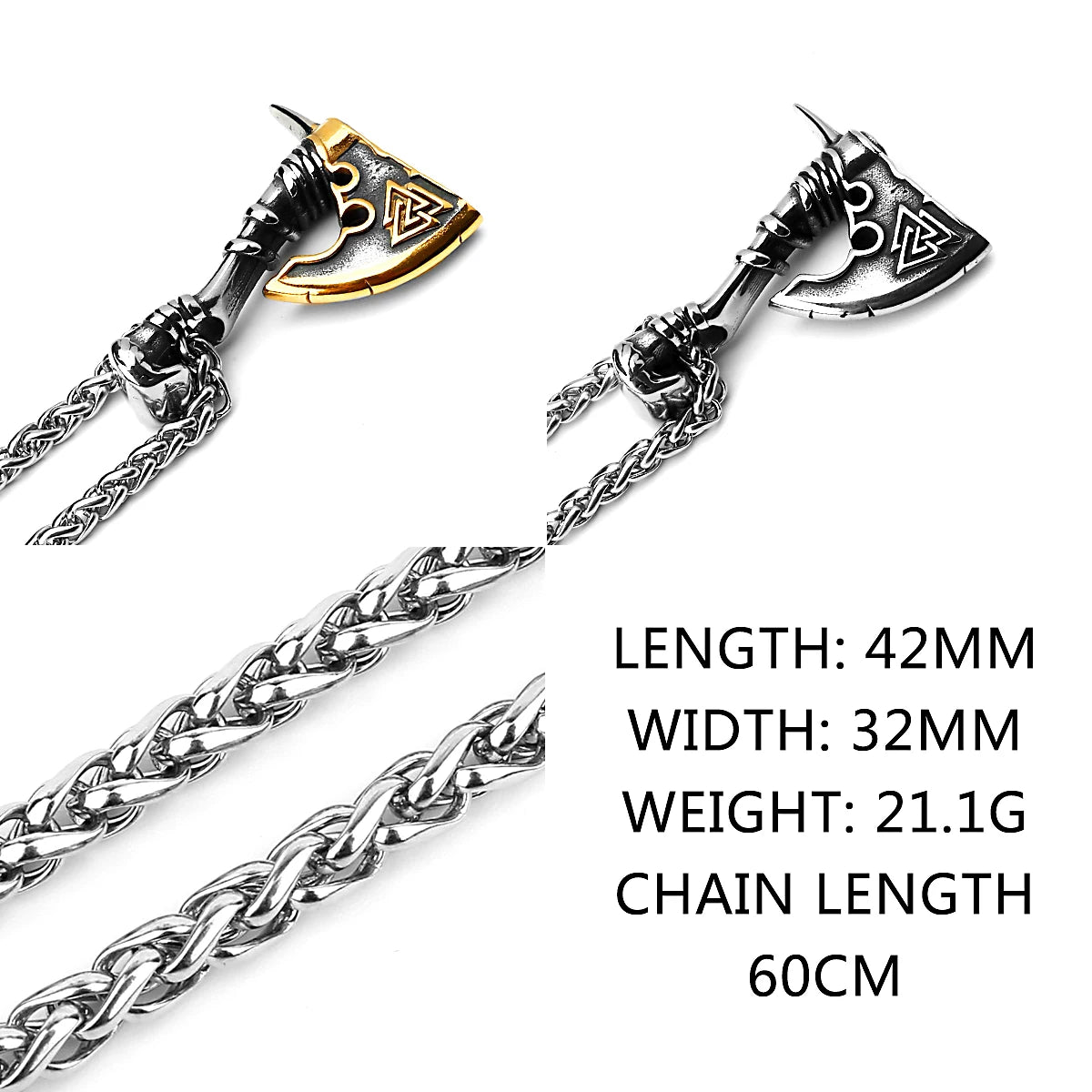 Viking Axe Necklace