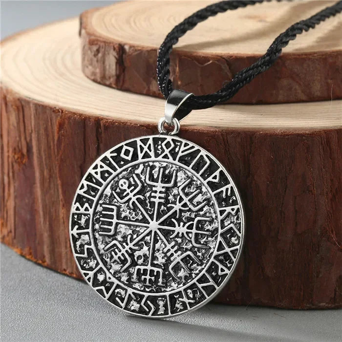 Viking Valknut Pendant Men's Necklace Women Round Pagan Religious Male Man Slavic  Steampunk Jewelry Tibetan Amulet