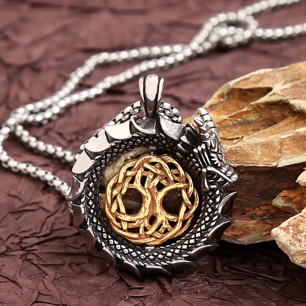 dragon around tree of Life