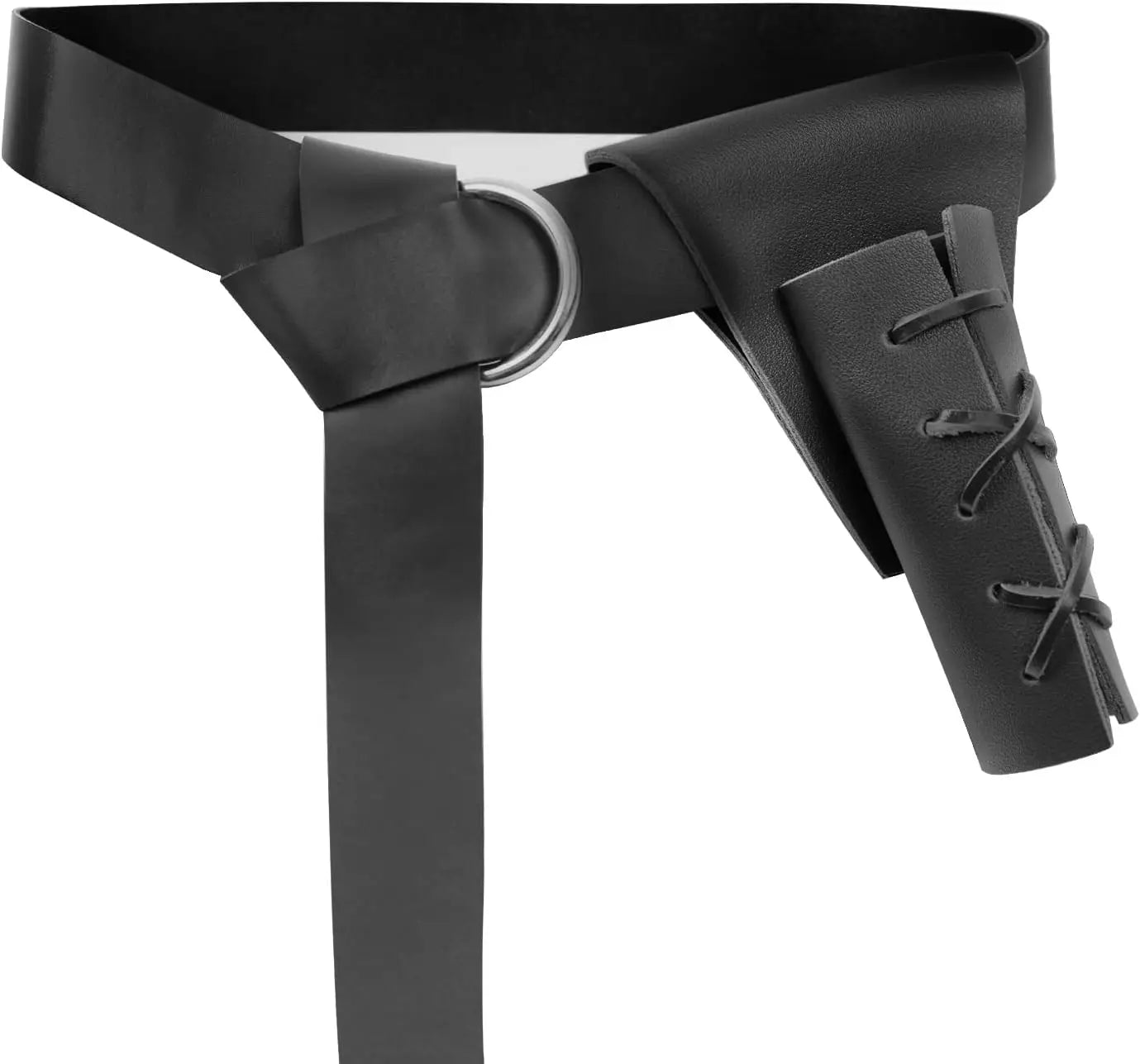 1Pc/2Pcs Halloween Medieval Knight Belt & Viking Sword Leather Case, Dagger Frog Leather Sword Belt Sword Holder, Renaissance Belt