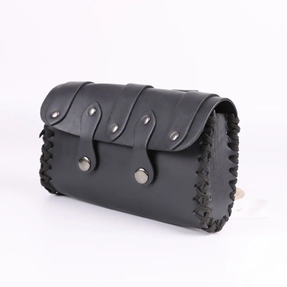 Viking Knight Retro Belt PU Synthetic Leather Copaly Printed Change Waist Pack Halloween Dress Up Belt Set Accessory