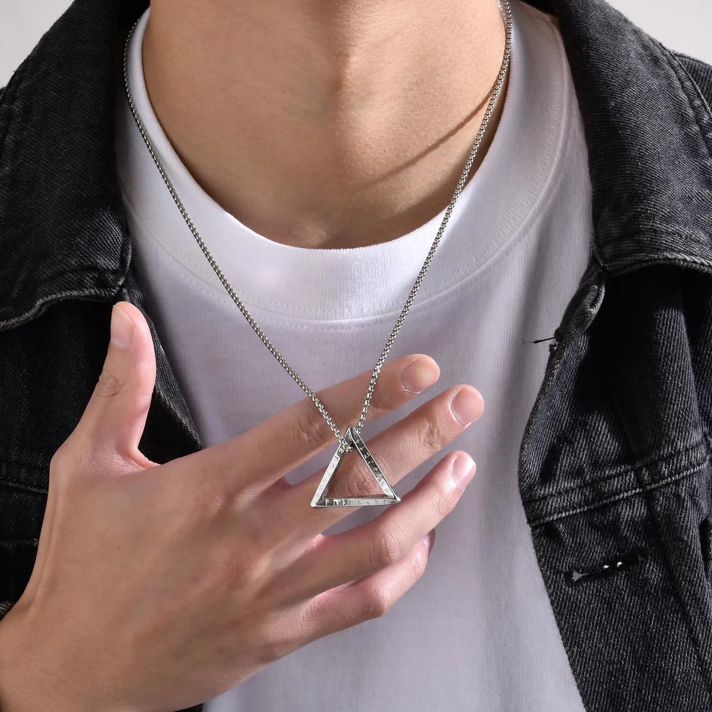 Vnox Norse Viking Pendant round