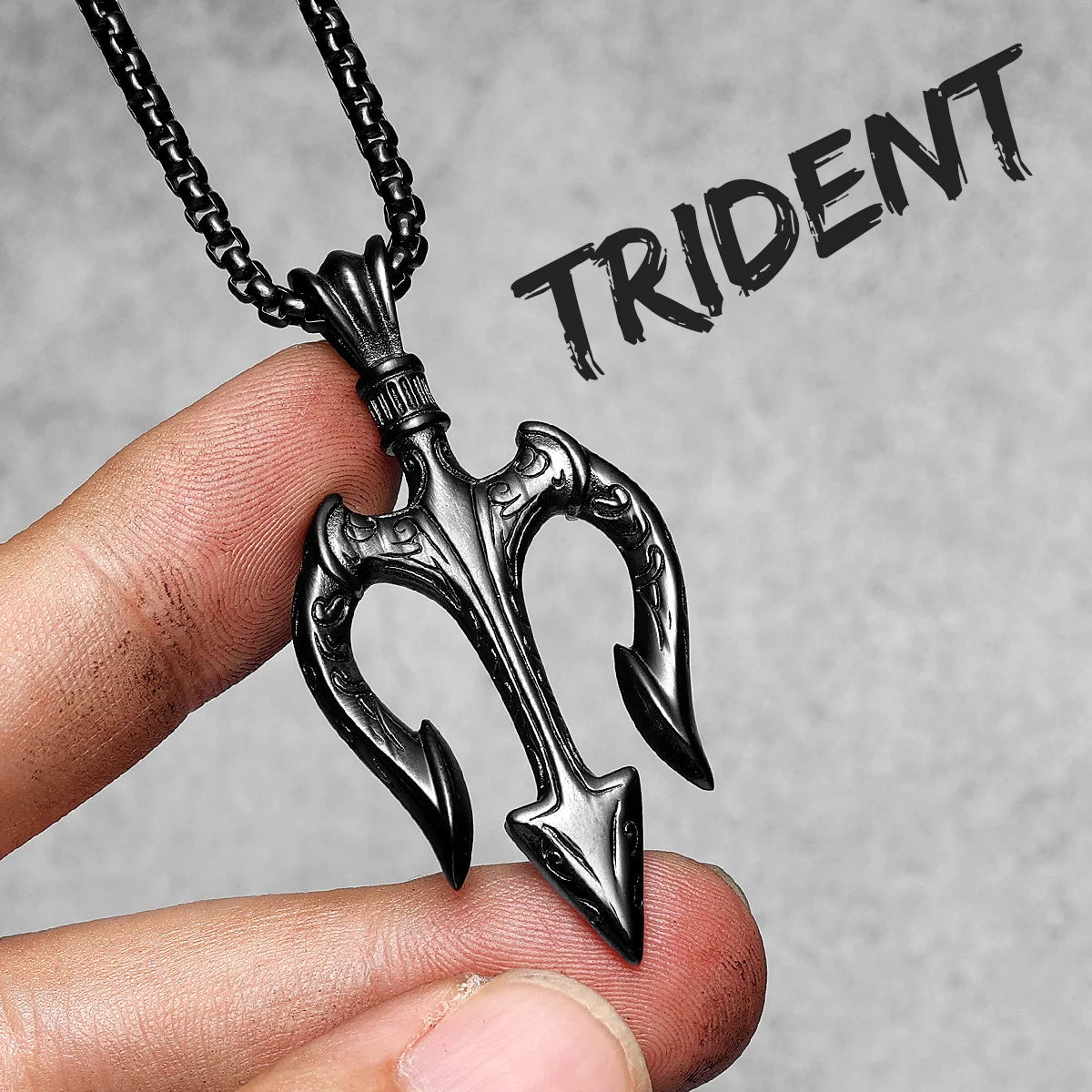 Viking Variety Weapons Men Pendant Necklace Stainless Steel Nordic Myth Chain Retro Rock Punk Rap for Friend Male Jewelry Gift