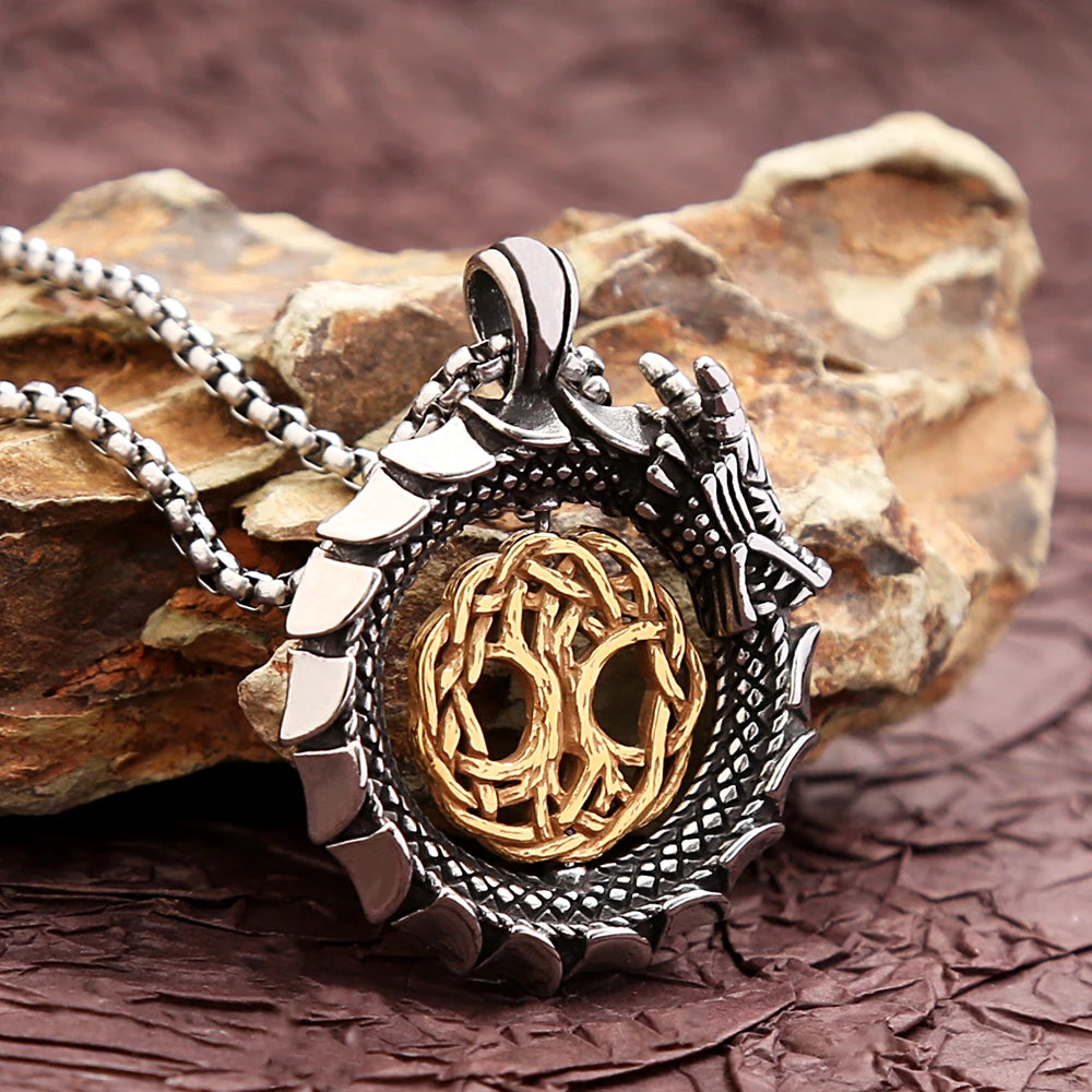dragon around tree of Life