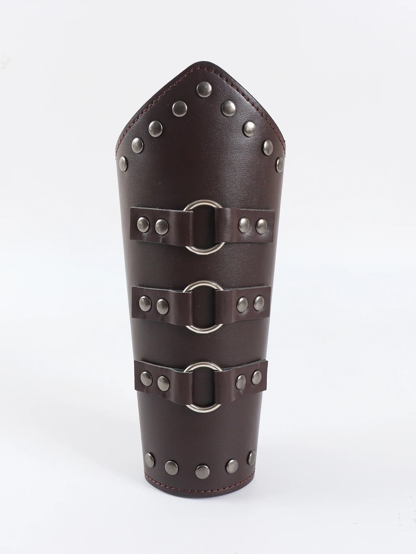 Women's Viking Wristband PU Leather Rivet Wristband Medieval Role Play Costume Cosplay Accessories Celtic Costume