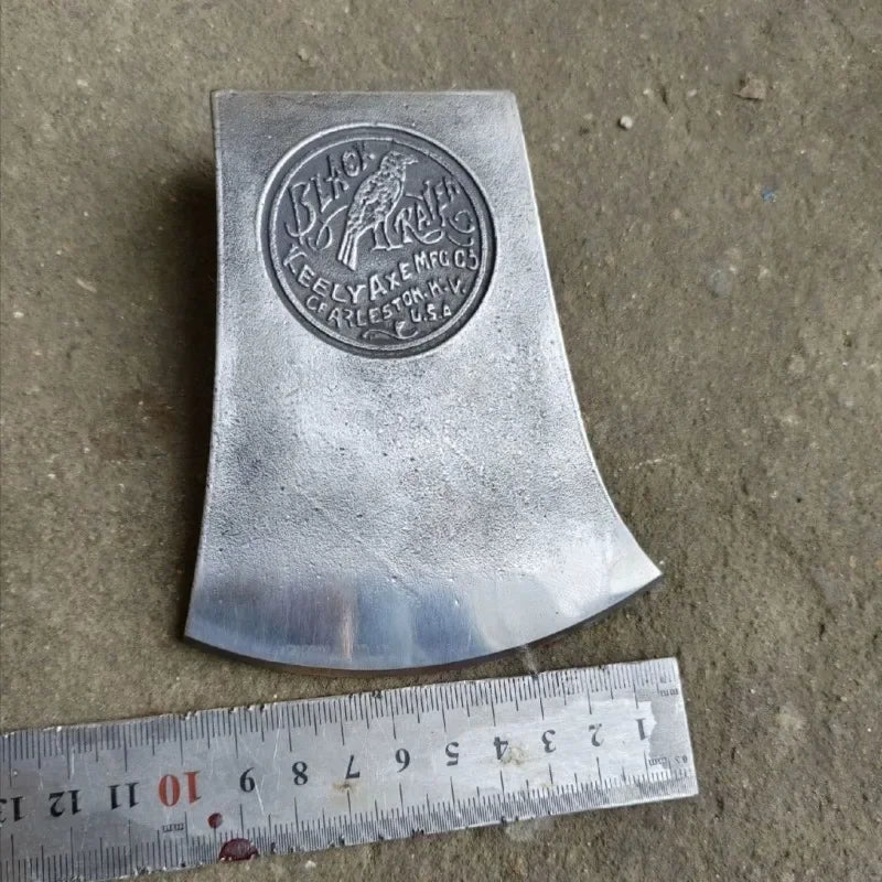 Camping Axe Head Only Steel Forged Survival Hewing Axe Head Viking Outdoor Ax Heads Firewood Cut Wood Splitting Hand Tools