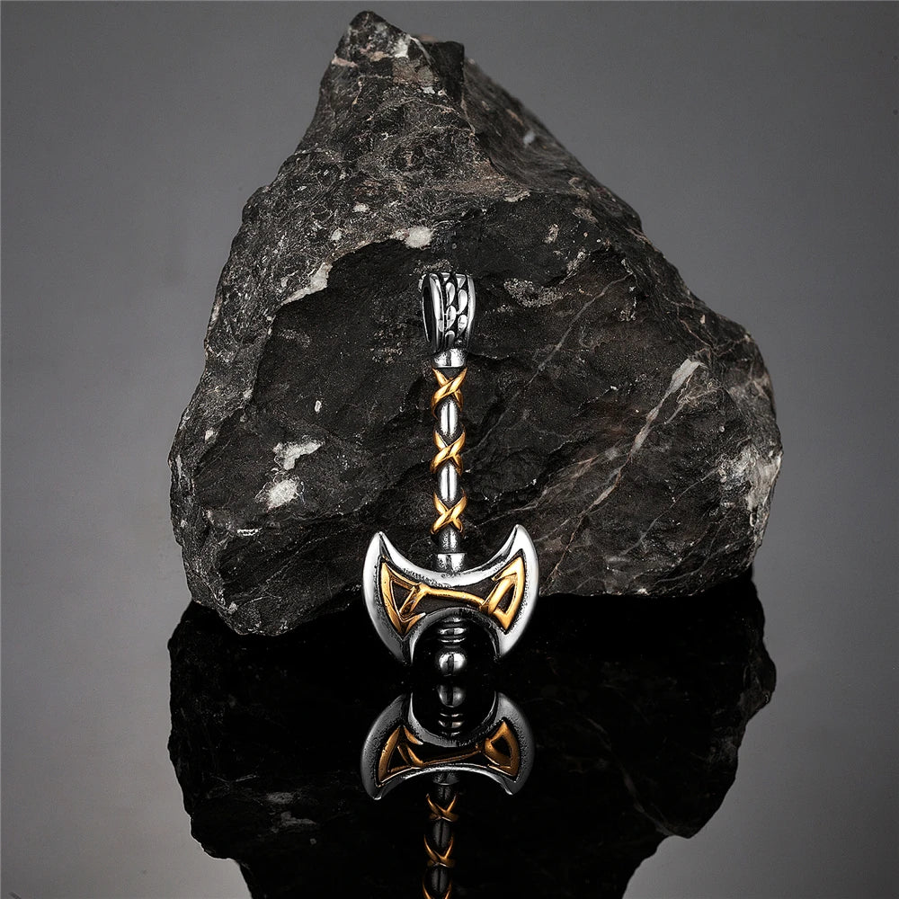 Nordic ax necklace