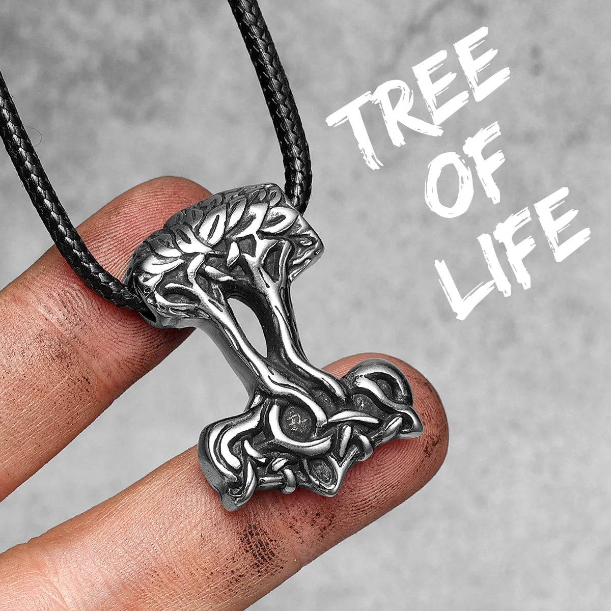 Viking Variety Weapons Men Pendant Necklace Stainless Steel Nordic Myth Chain Retro Rock Punk Rap for Friend Male Jewelry Gift