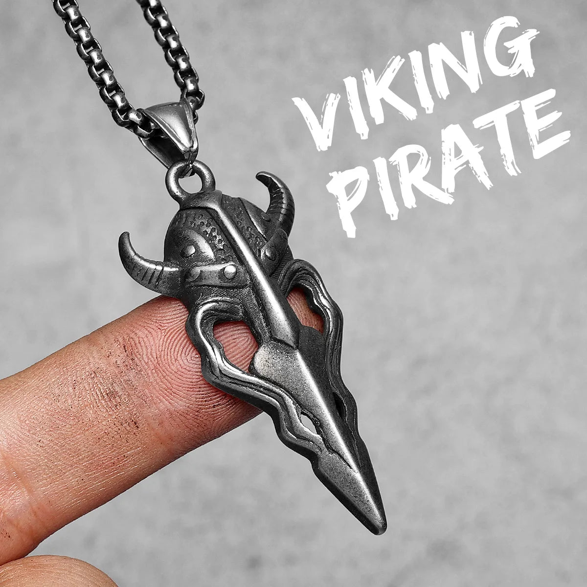 Viking Variety Weapons Men Pendant Necklace Stainless Steel Nordic Myth Chain Retro Rock Punk Rap for Friend Male Jewelry Gift
