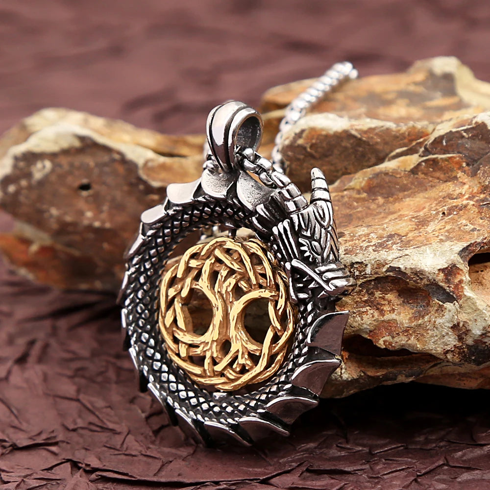 dragon around tree of Life