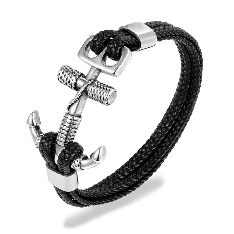 Stainless steel bracelet lion head Tor hammer