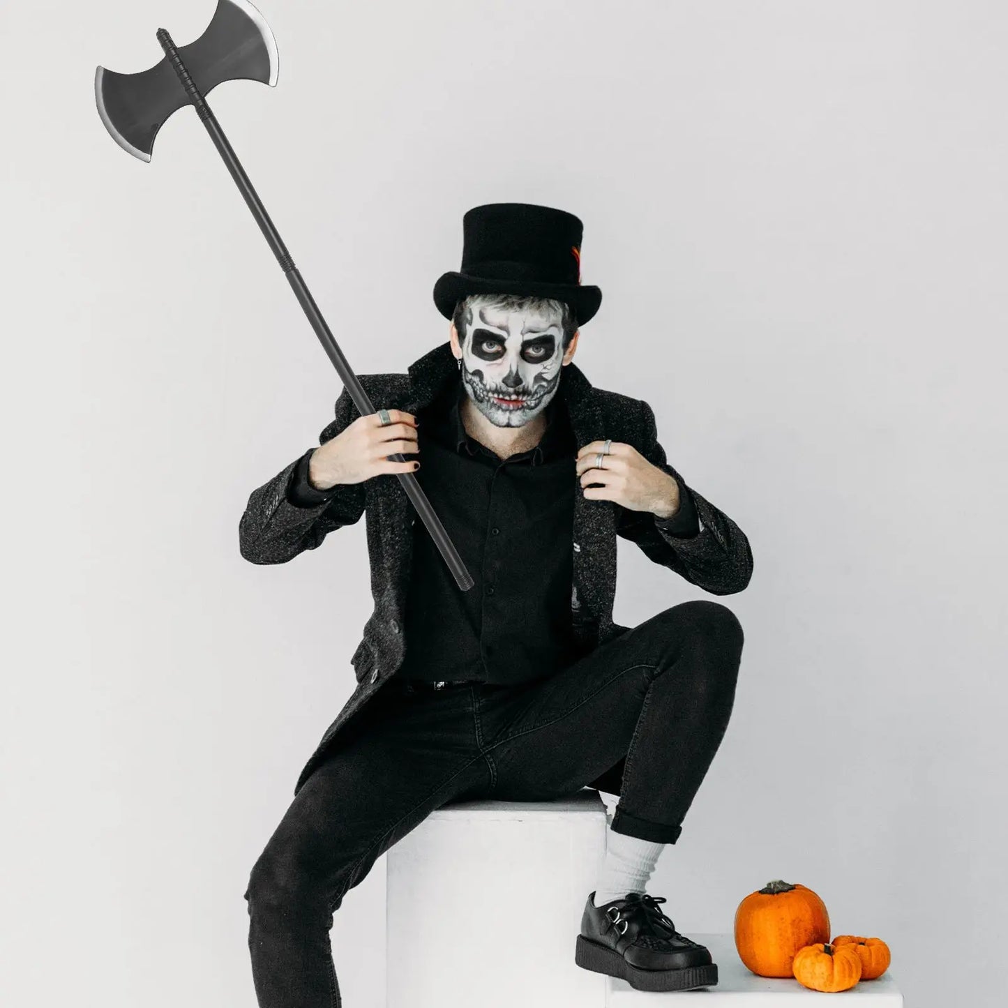 Halloween Costume Viking Kids Performing Plaything Halloween Performance Prop Costume Plastic Simulation Axe