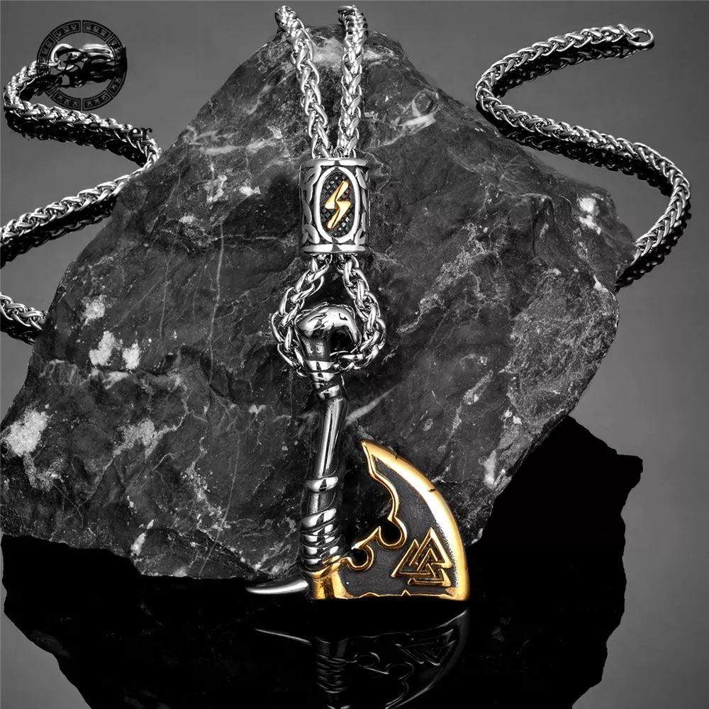 Never Fade Norse Runes Vikings Axe