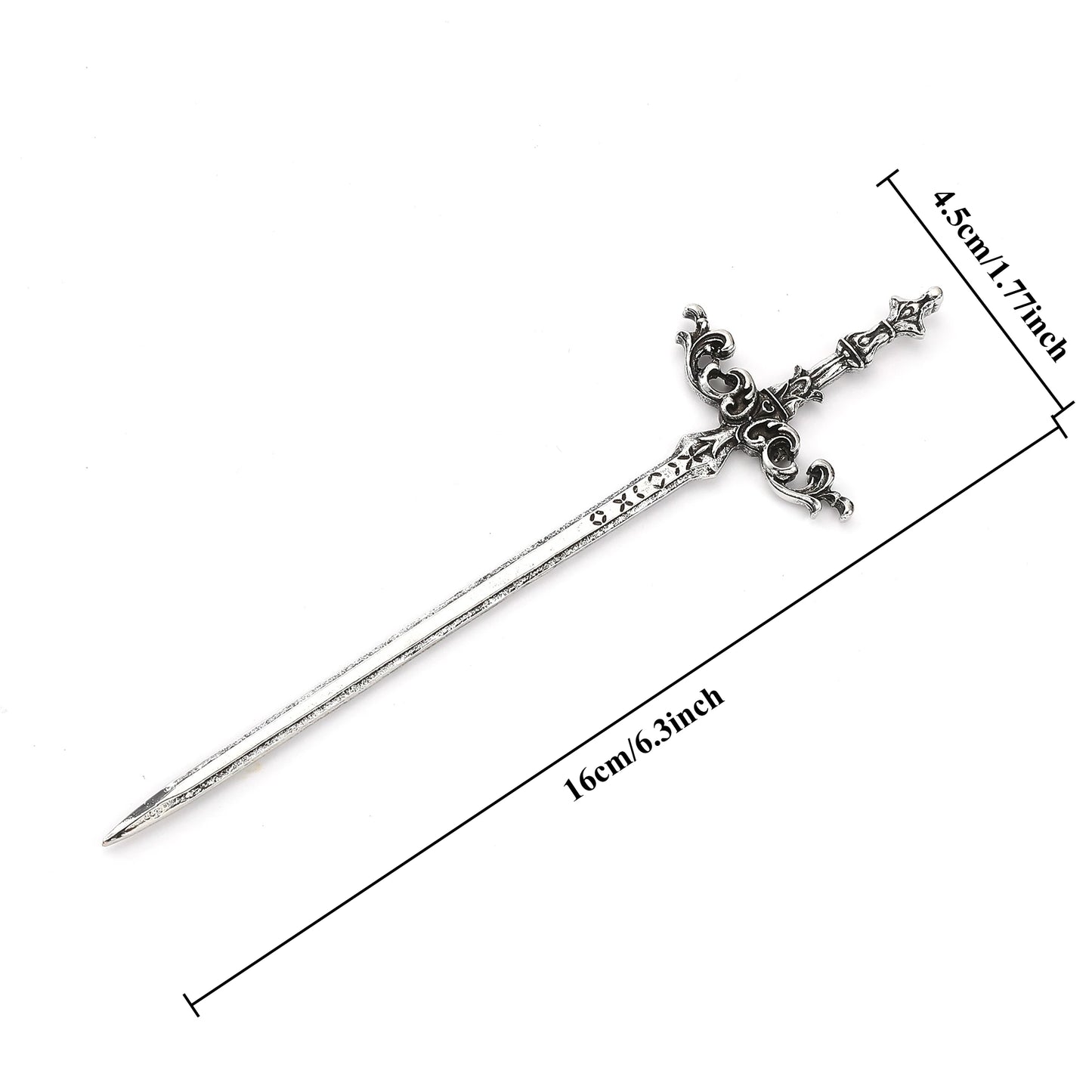 Viking Retro Wave Talisman Sword Hair Stick Hairpin Trendyy Fashion Hair Accessories Scandinavian Norwegian Style Accessories Party Accessories Valentine's Day Mother's Day Birthday Gift